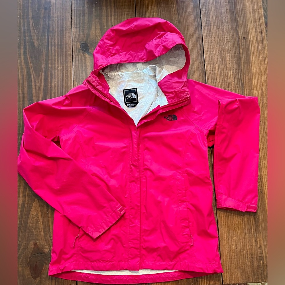 North Face Pink Raincoat - Women’s Large